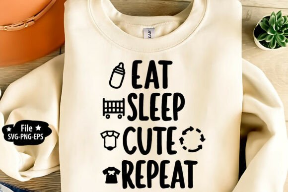 Baby Saying T-Shirt Design SVG PNG EPS: Graphics for Crafts
