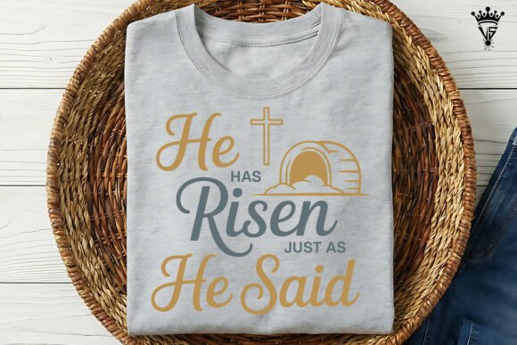Christian Easter He Has Risen SVG: Crafts & Graphics