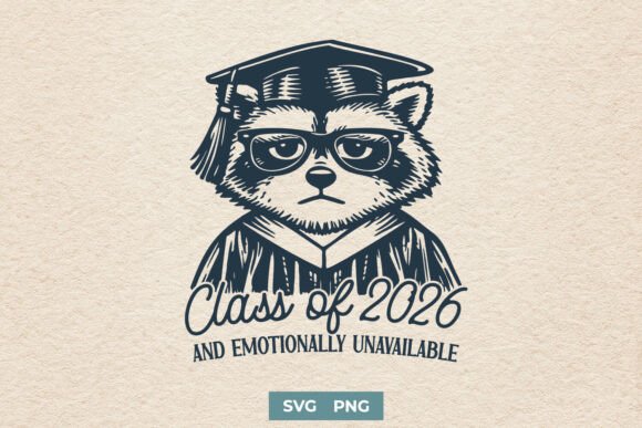Class of 2026 SVG PNG: Funny Graduation Graphics for Crafts