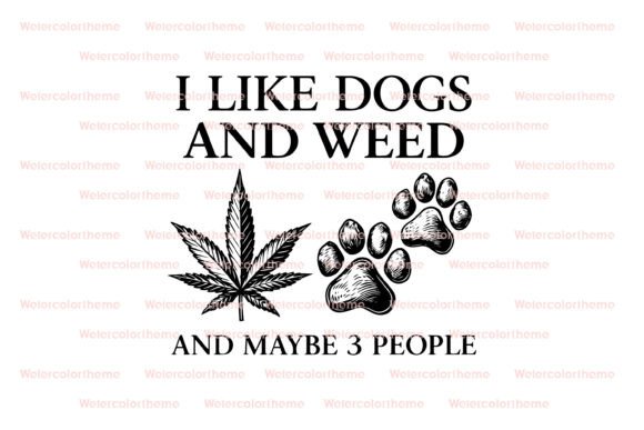 Funny Dog Weed SVG for Crafts & Graphics