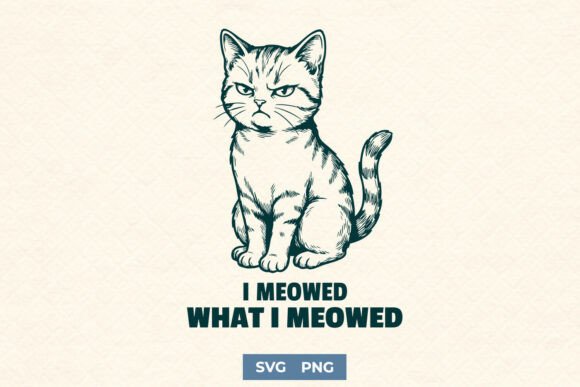 Funny Sarcastic Cat SVG for Sassy Shirts: Graphics & Crafts Review