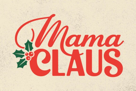 Mama Claus SVG: Graphics for Crafts & Holiday Designs
