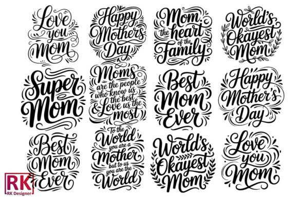 Mother’s Day SVG Design Bundle: Graphics for Crafts & Branding