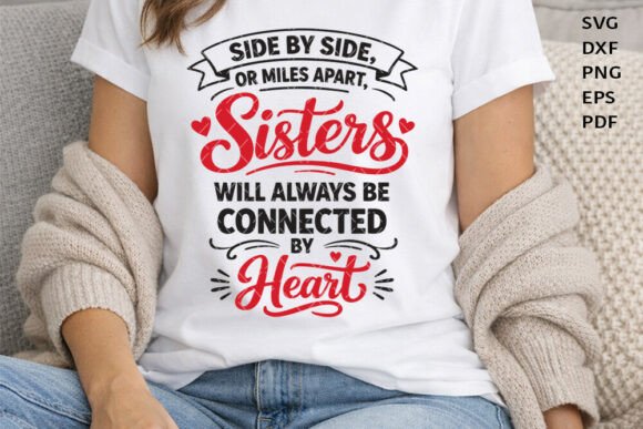 Side by Side or Miles Apart SVG
